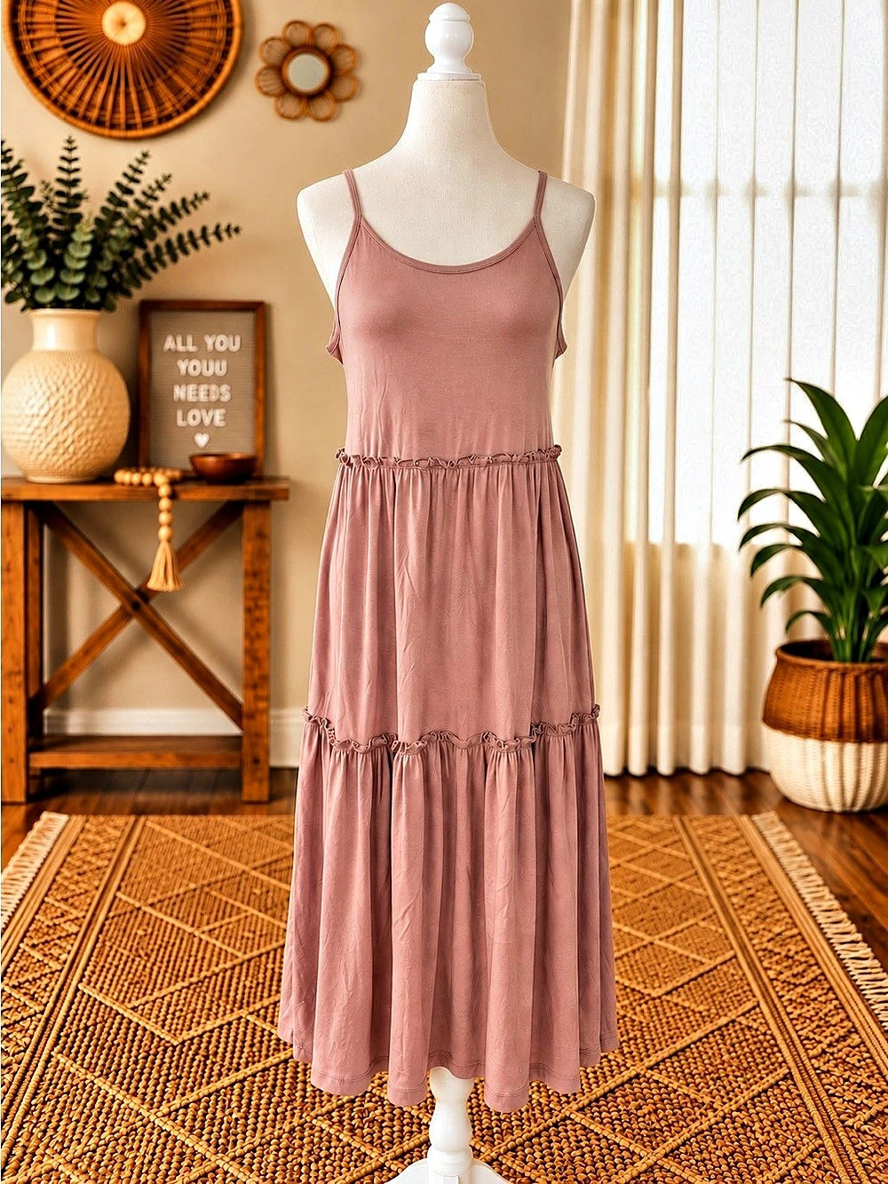 Taupe Maxi Dress Like New